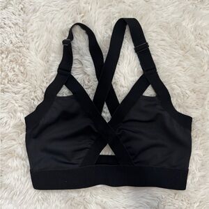 Black Cross-Back Women's Bra